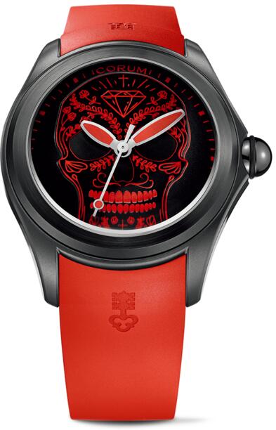 Review Corum L082 / 03193 082.310.98 / 0376SM02 Bubble Skull Replica watch - Click Image to Close